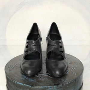 Calvin Klein Booties Deep Gray Black Stiletto Heel